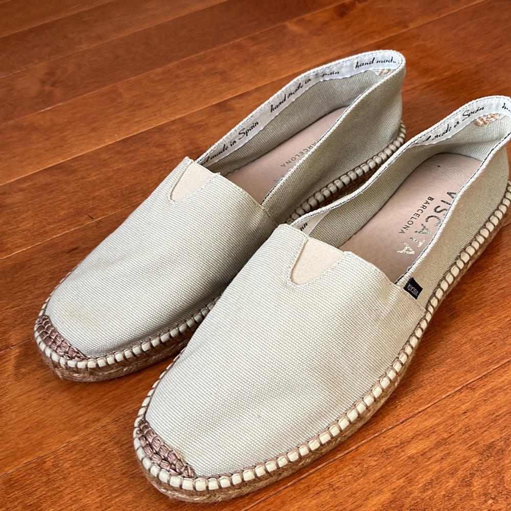 Viscata Barcelona Beige Espadrilles Canvas Shoes